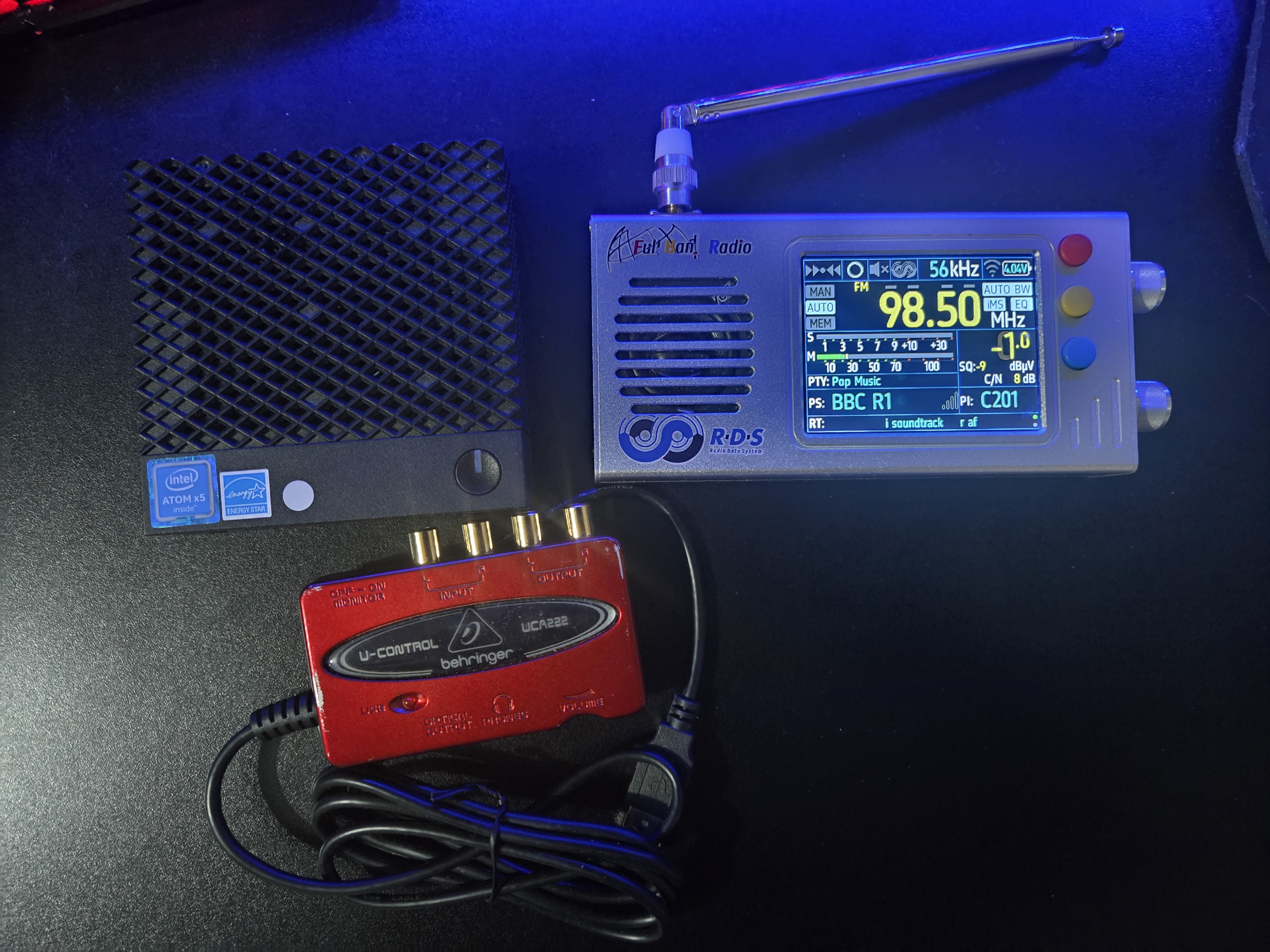 DX London receiver set-up